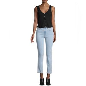 3x1 | NWT Straight Authentic Crop High Rise Jeans